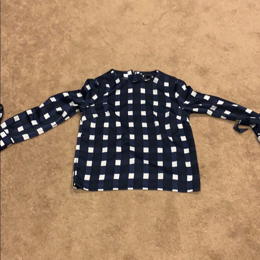 Long sleeve banana republic blouse